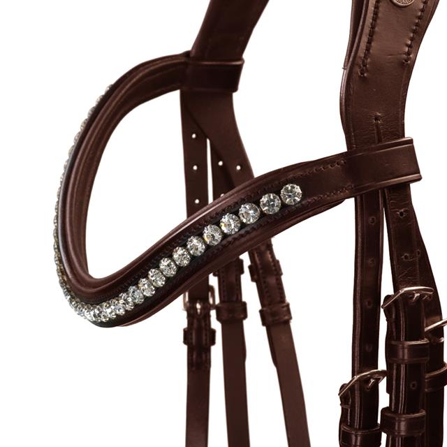 Hoofdstel LJ Leathers Pro Selected Superior Kristal Bruin