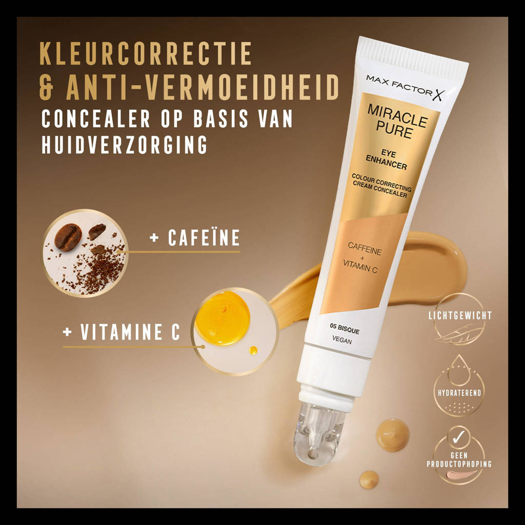 Hele fijne correctie crème Miracle Pure Eye Enhancer concealer- 01 Rose