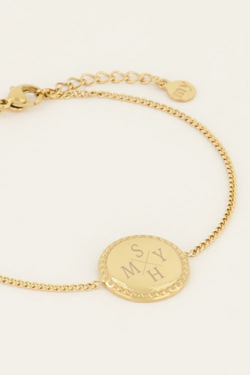 Atelier armband met ronde bedel