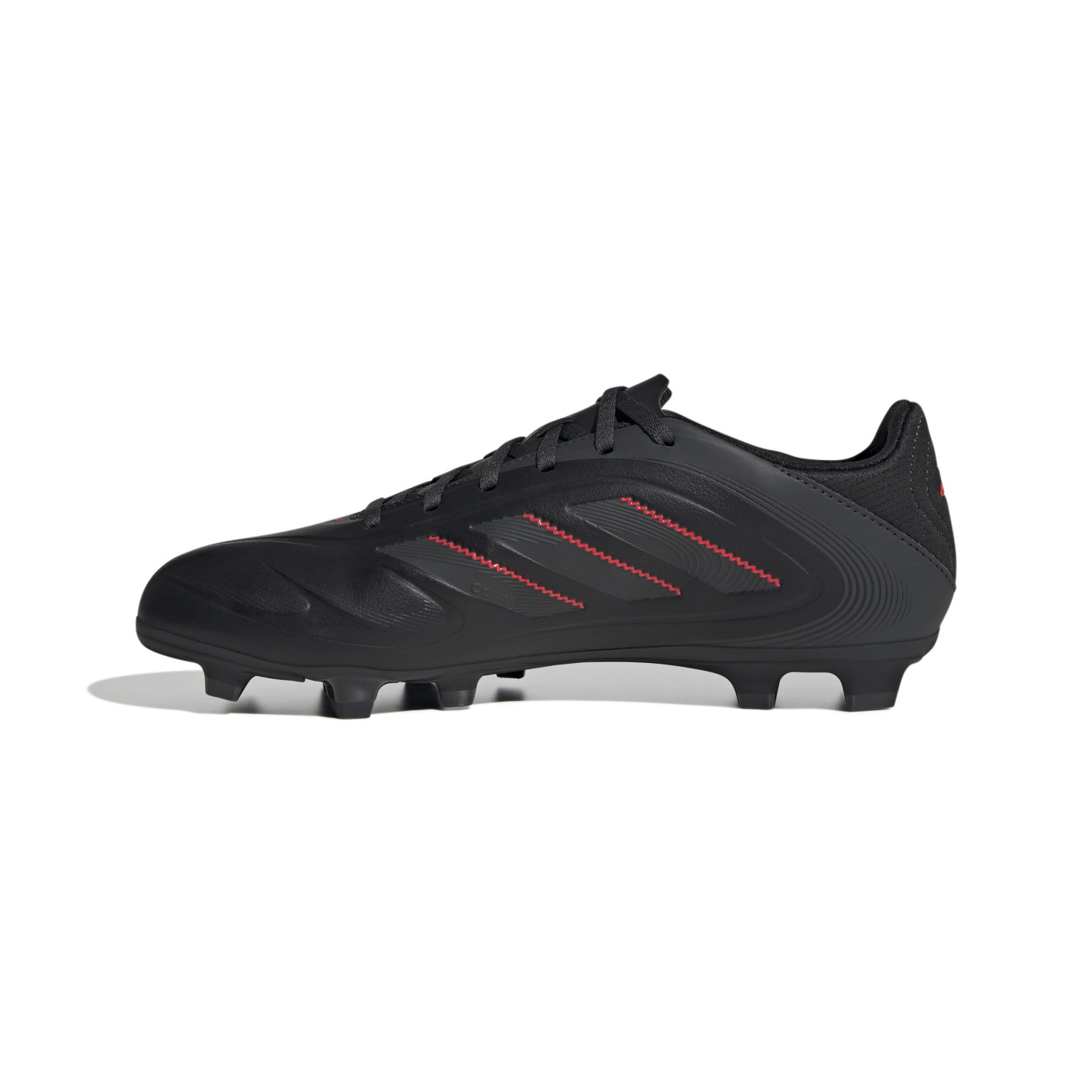 Adidas Copa Pure III Club Gras / Kunstgras Voetbalschoenen (MG) Zwart Donkergrijs Rood