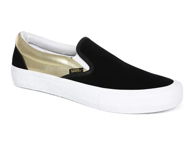 Vans Slip On Pro Shake Junt Blk Gold 8.5 US