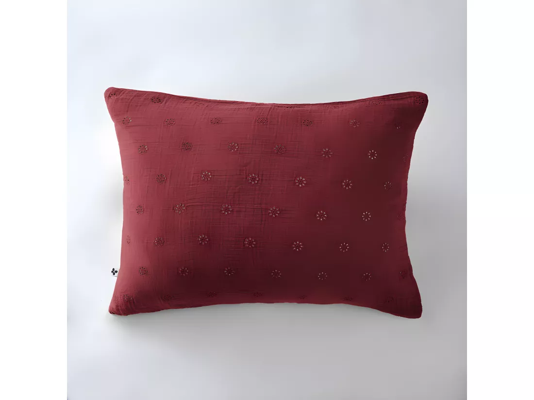 Taie d'oreiller Brodée Déco