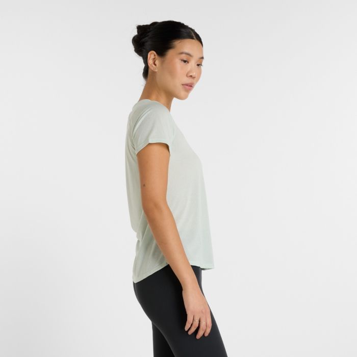 New Balance Dame T-shirts Athletics Short Sleeve Grøn