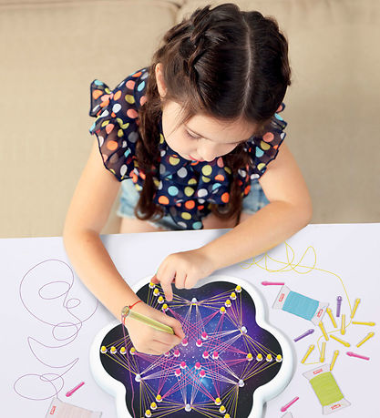 Quercetti Kreatives Spielset - String Kunst Mandala - 2850