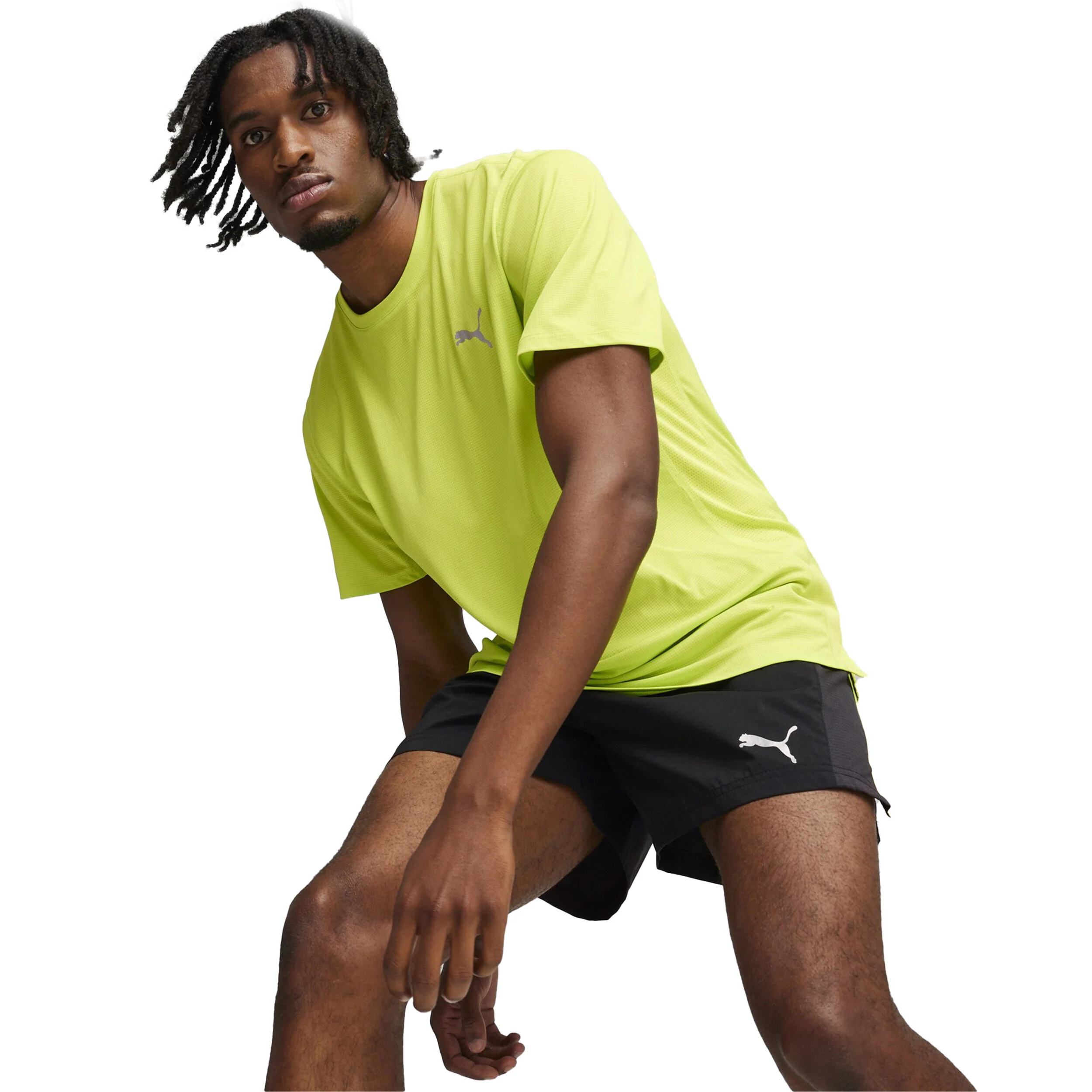 Puma Run Favorite Velocity Maillot De Course Hommes - Jaune Lemon