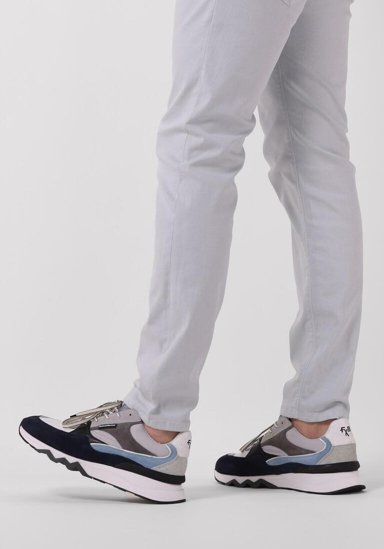 FLORIS VAN BOMMEL blauwe floris van bommel lage sneakers sfm-10155
