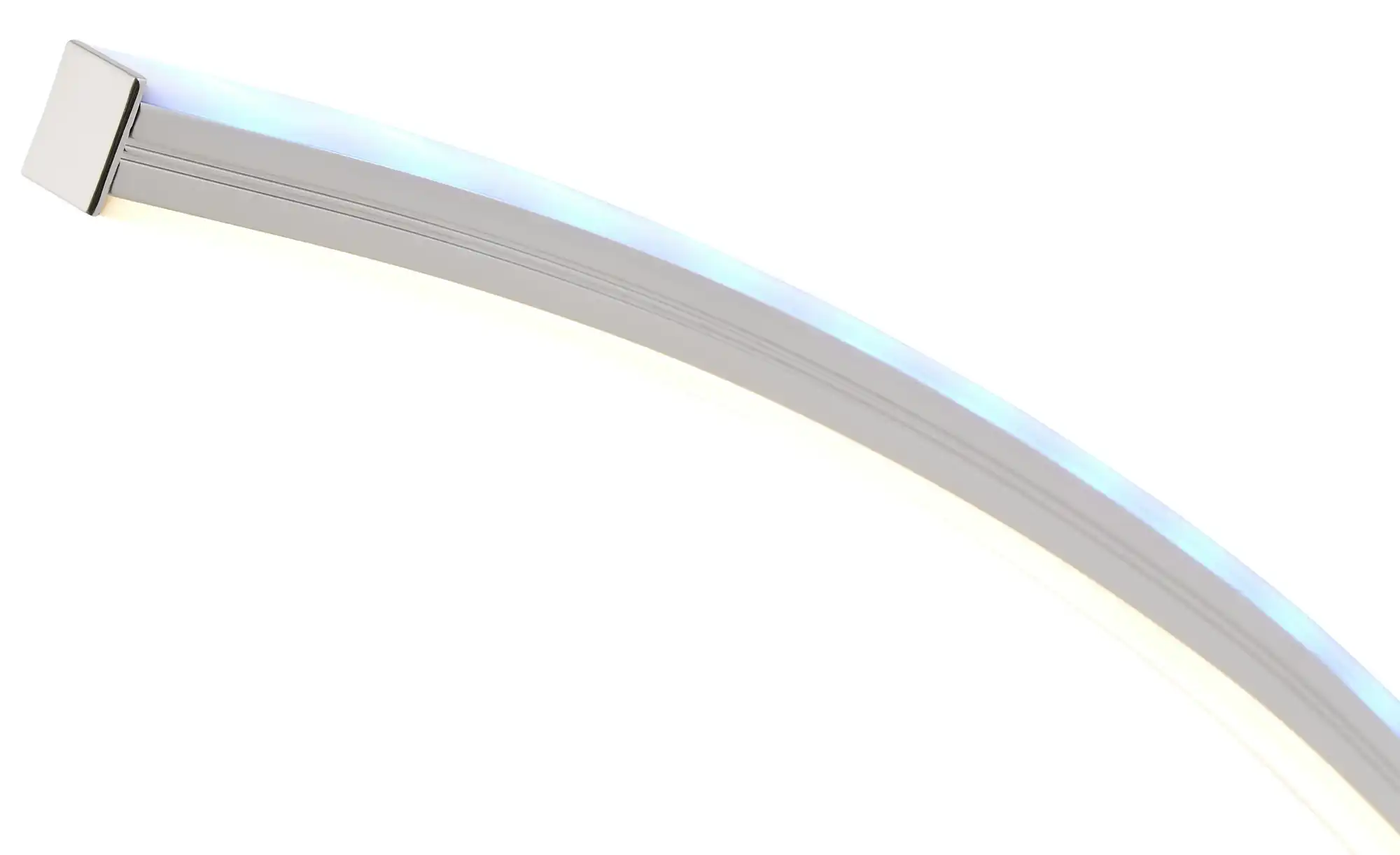 KHG LED-Stehleuchte, chrom mit Farbwechsler