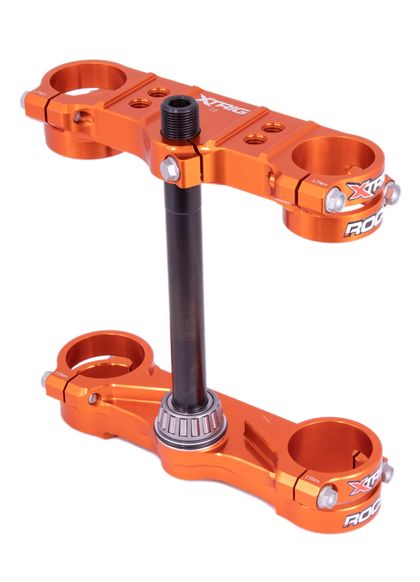 Tés de fourche Xtrig ROCS Tech Offset 22 mm - orange