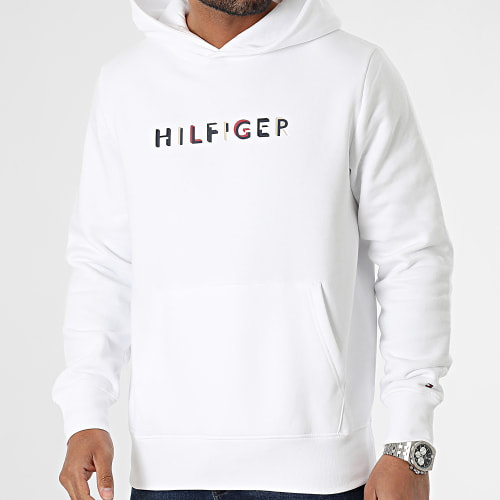 Sweat Capuche Rwb Hilfiger 2014 Blanc