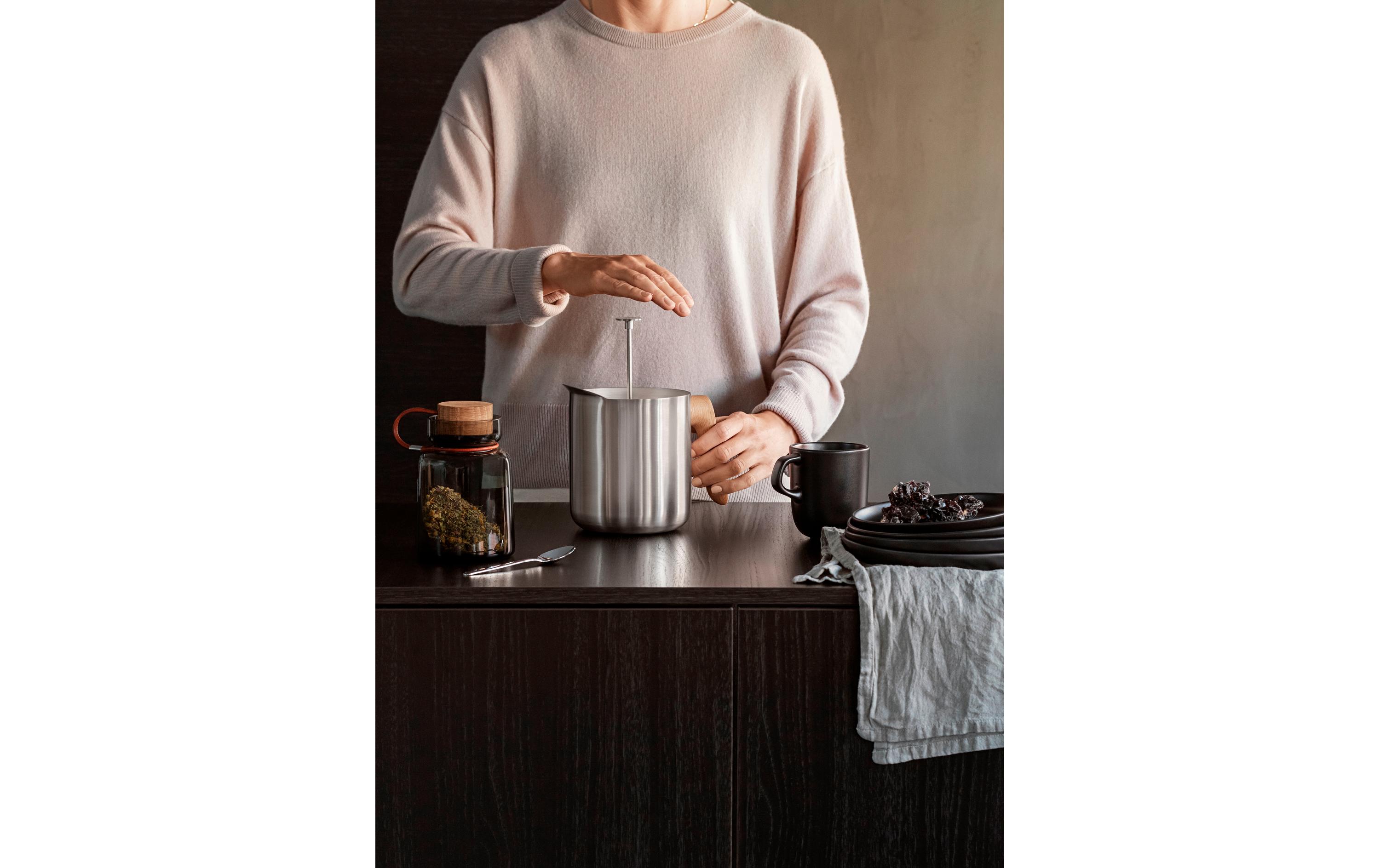 Teebereiter Nordic Kitchen 1 l, SilberTeebereiter aus Edelstahl