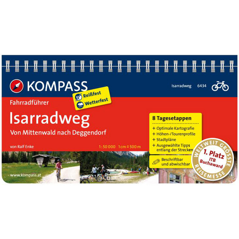 Kompass Verlag Isarradweg 6434 Fahrradführer
