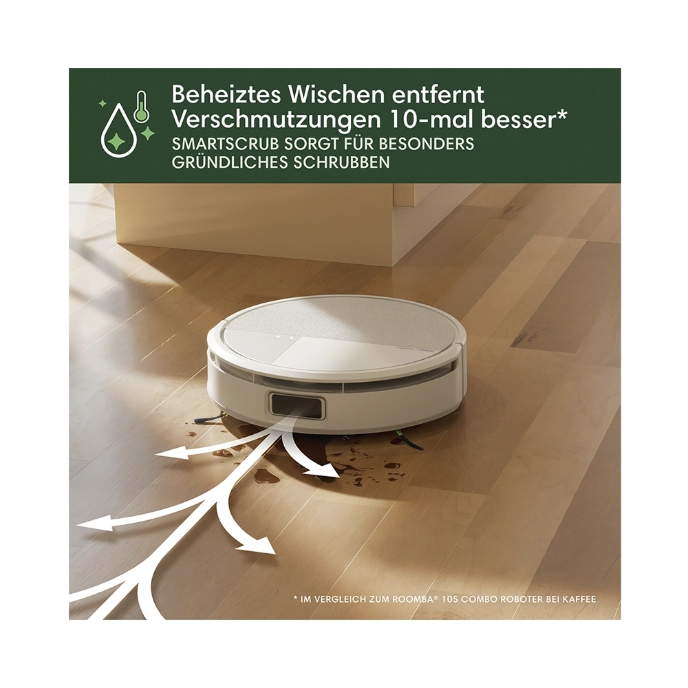 iRobot Roomba Max 705 Combo Saug- und Wischroboter weiss
