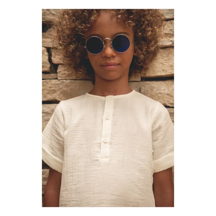 Marlot Paris Kurta Marco Gaze de Coton | Vanille