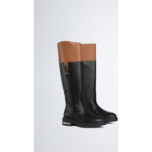 Liu Jo - Botas altas de piel Negro