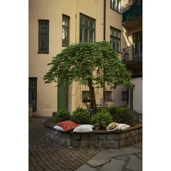 (3.6m) 180 LED's Deko Lichterkette Outdoor Beleuchtung IP44 / (12.594-16-CH) - Warmweiss