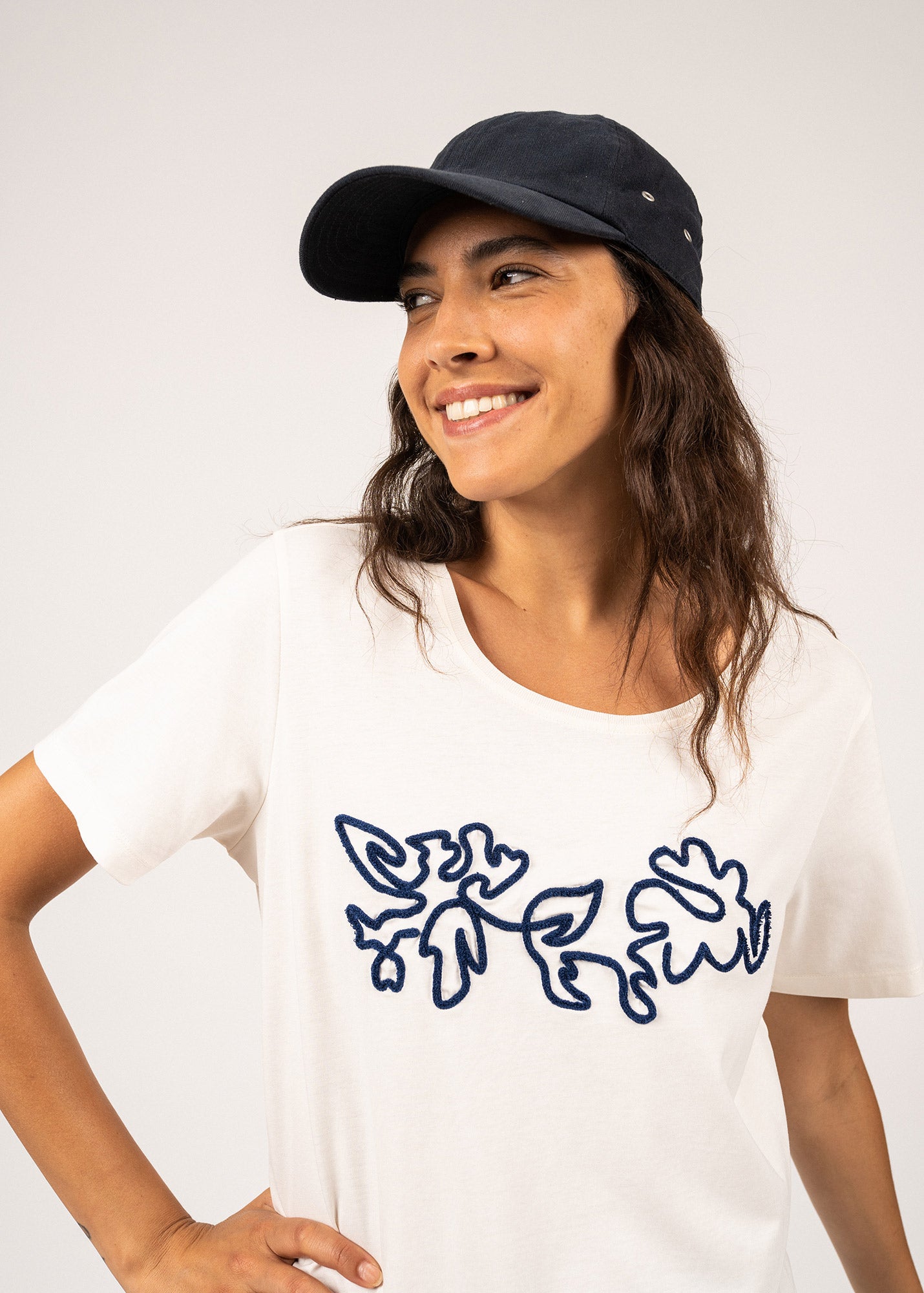 T-shirt à motif floral Sandy