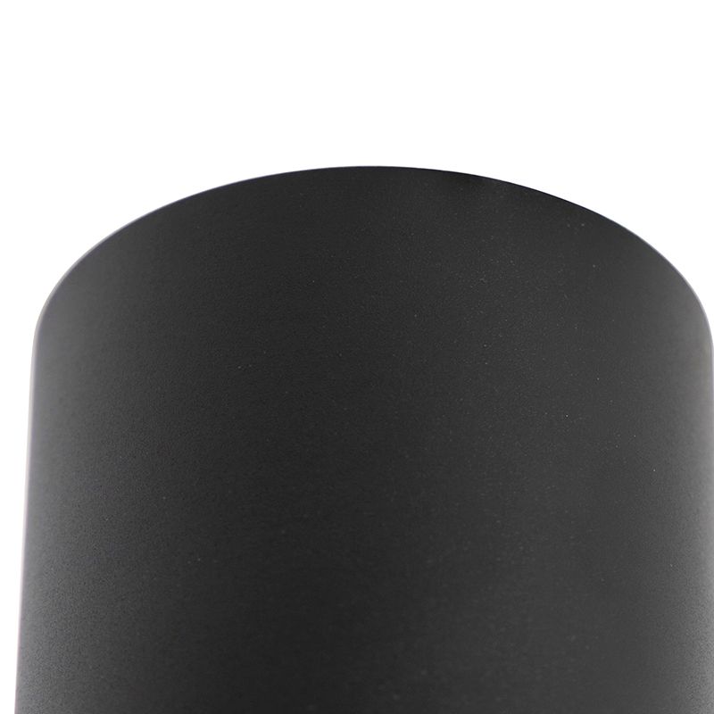 Design opbouwspot zwart GU10 50mm - Tubo Honey