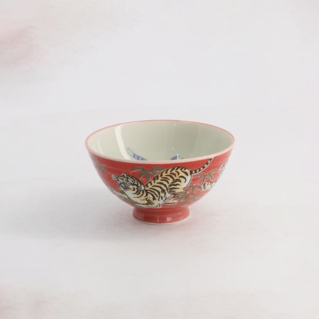 Tokyo Kawaii Rijstkom Tijger (Rood) 11,5x6 cm