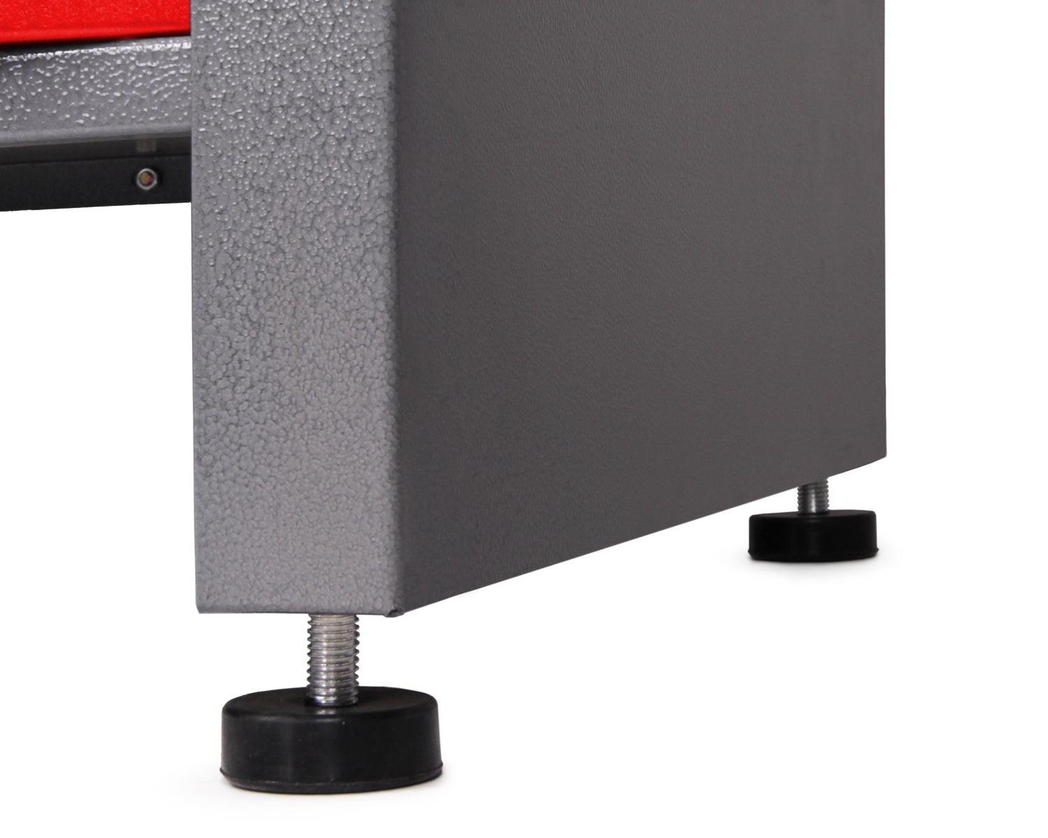 Ondis24 Bernd werkbank, 60 cm, rood, H85, 4 laden