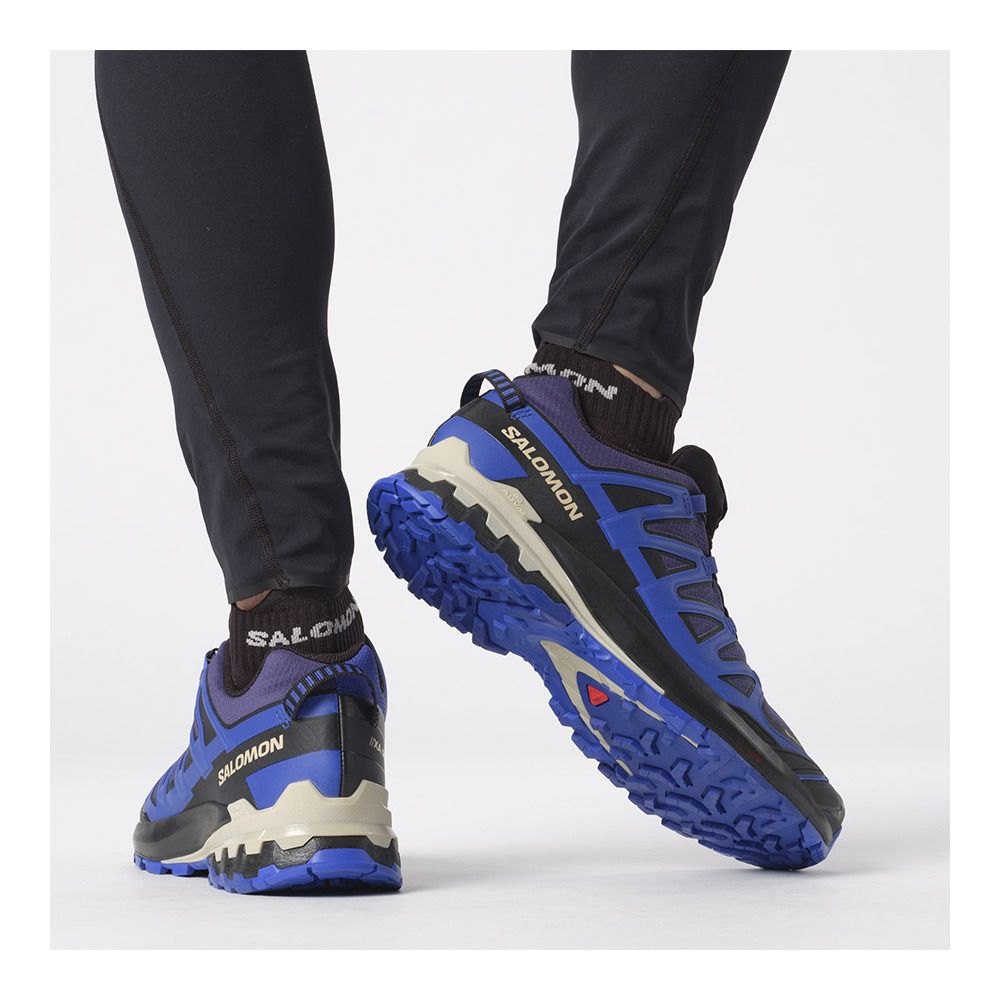 Salomon XA PRO 3D V9 GTX - Chaussures trail Homme blue print/surf the web/lapis blue