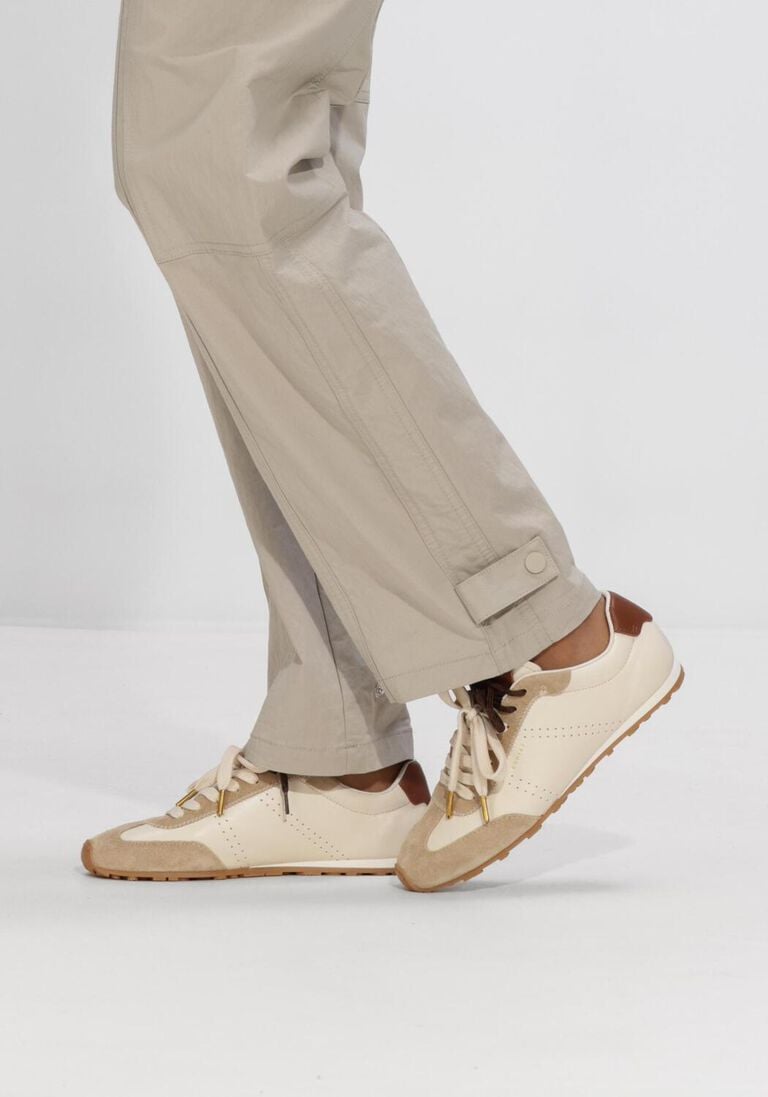 beige nubikk lage sneakers billy lou