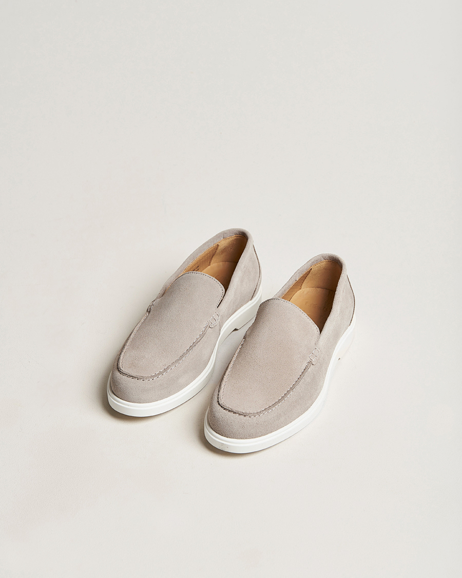 Loake 1880 Tuscany Suede Loafer Stone