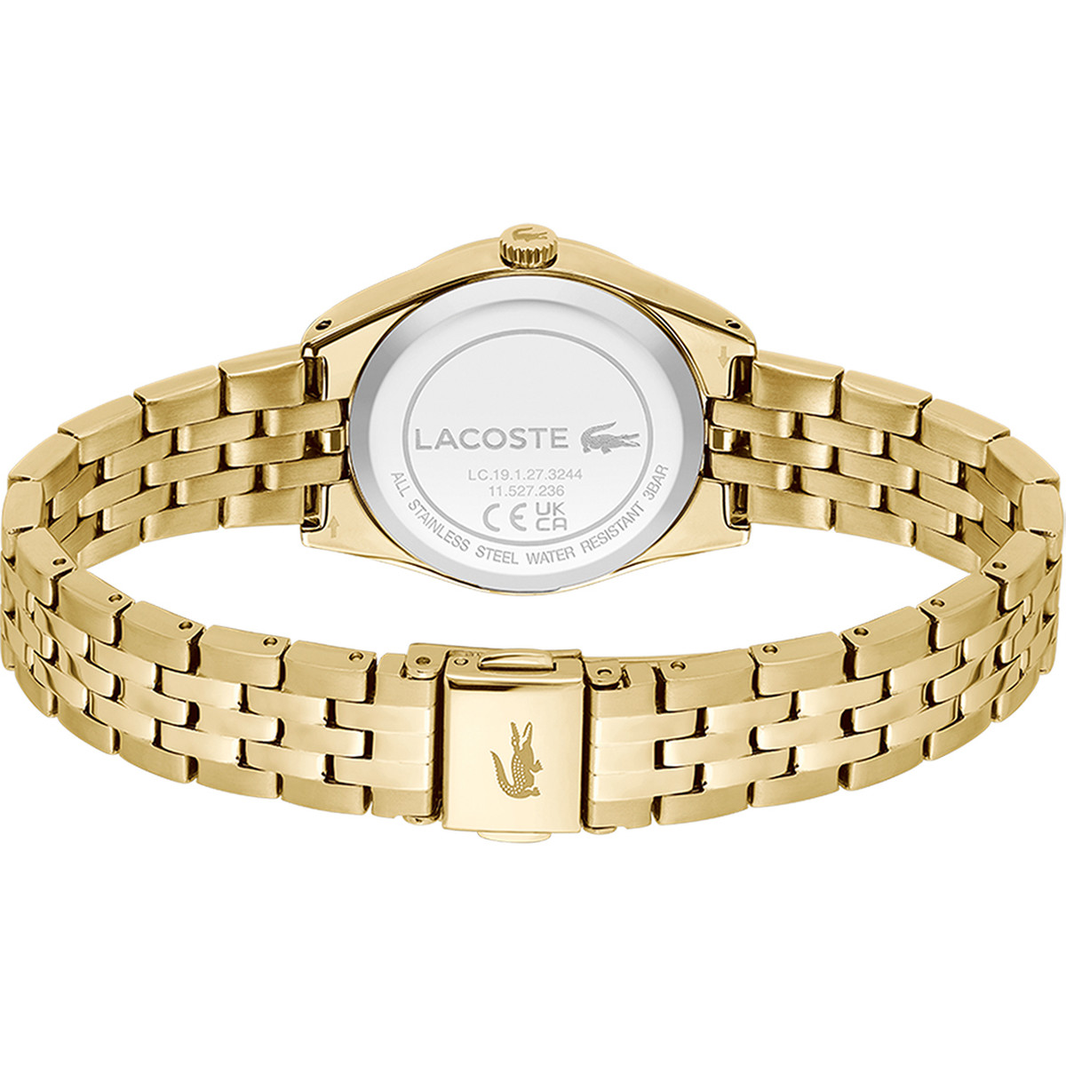 Montre LACOSTE Tuilerie femme bracelet acier doré jaune