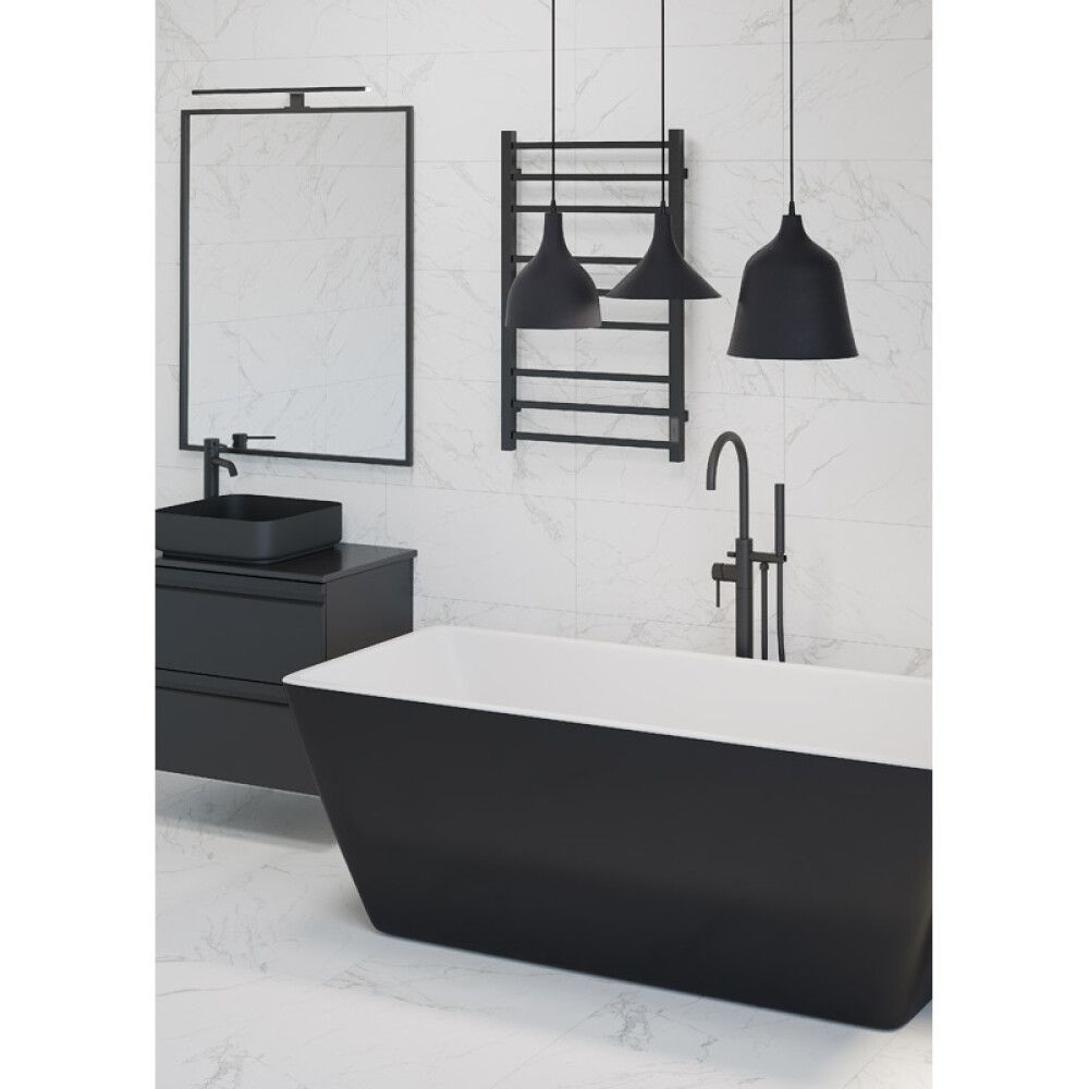 BADEKAR FRITTSTÅENDE CAMARGUE MARSTRAND SVART 170X75CM