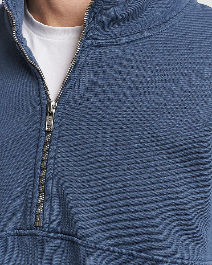 Colorful Standard Classic Organic Half-Zip Petrol Blue