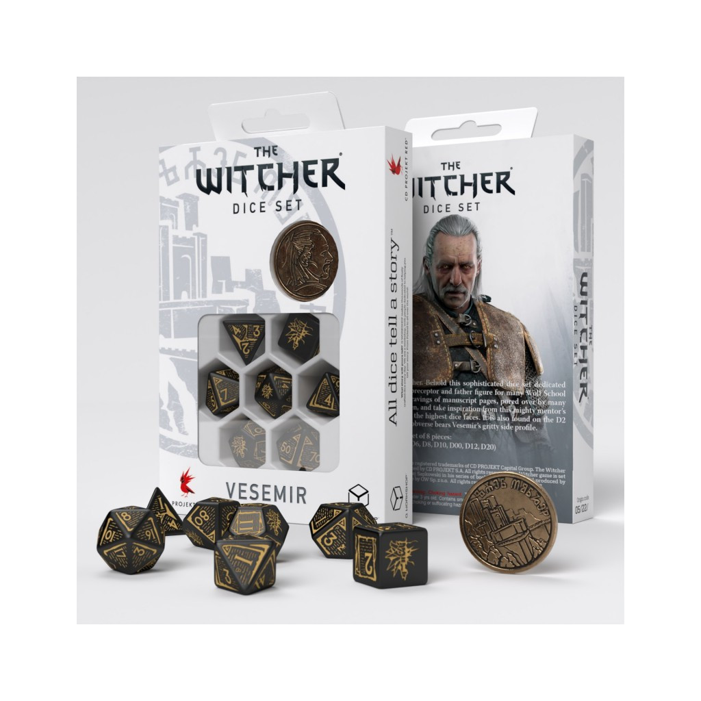 The Witcher Dice Set - Vesemir - The Sword Master