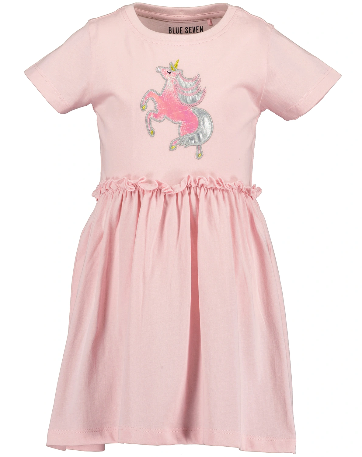Kurzarm-Kleid UNICORN PRINCESS in rosa