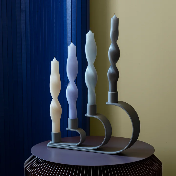 Broste Copenhagen - Nami Kerzenhalter, H 16 cm, deep forest