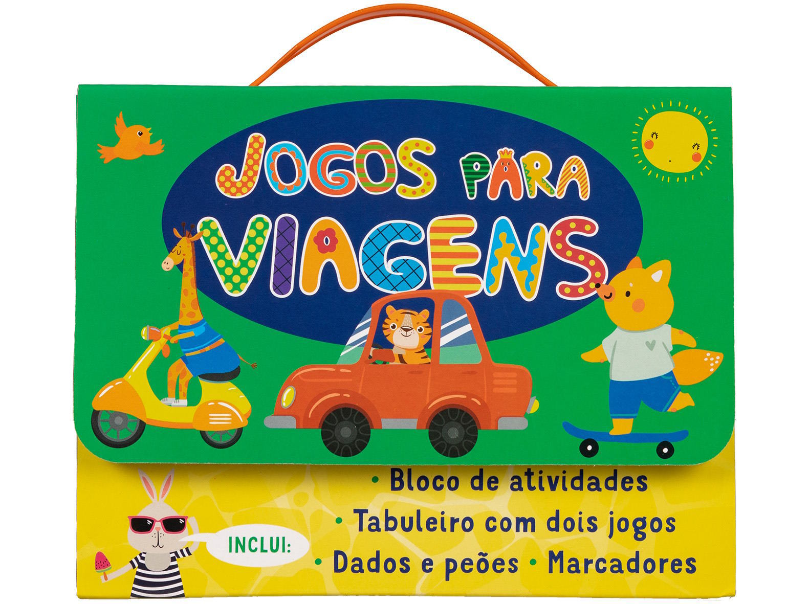 LIVRO JOGOS PARA VIAGENS - INCLUI BLOCO DE ATIVIDADES