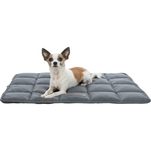 Colchão acolchoado cinza Trixie para cães