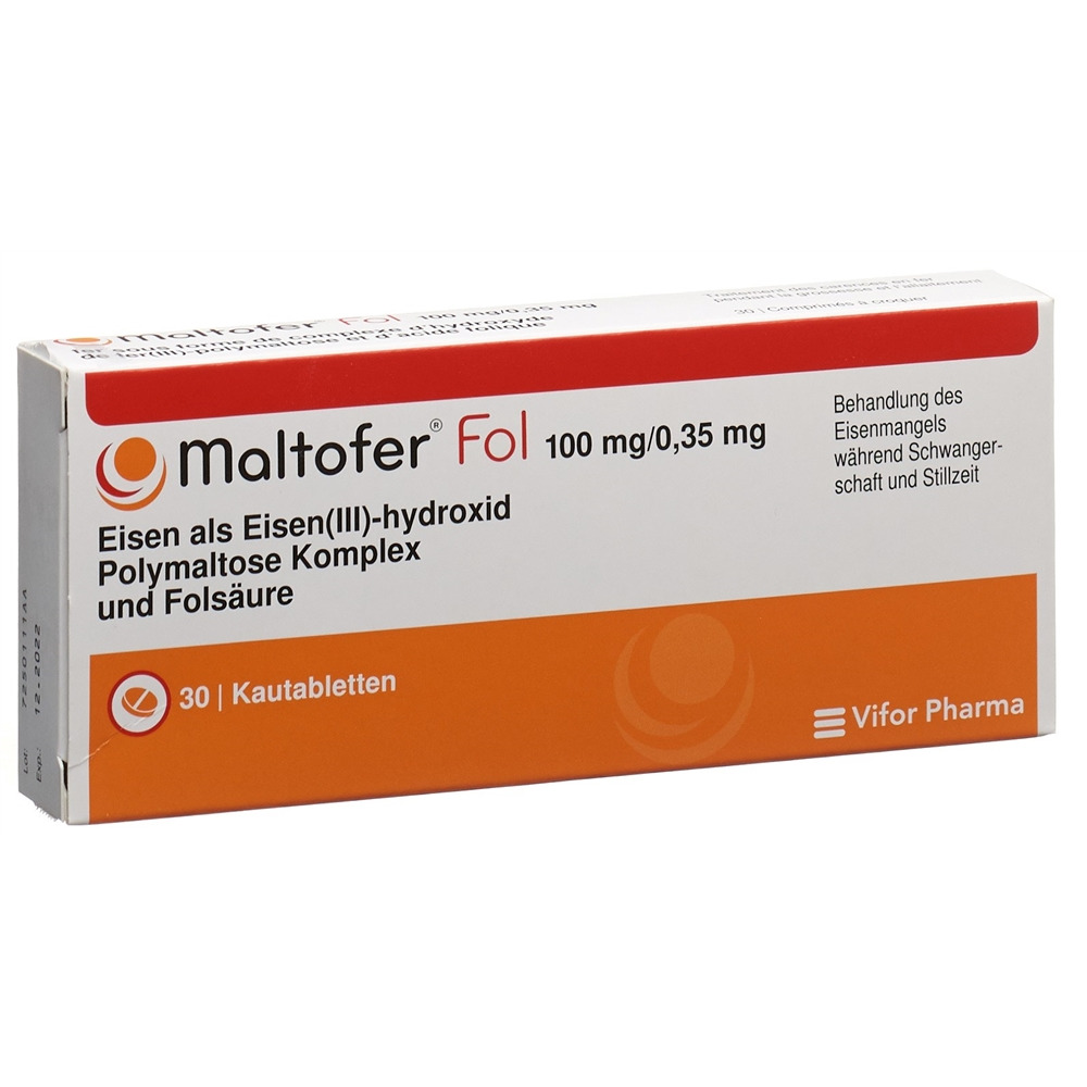 MALTOFER Fol<br>30 Stück, Blister, Kautablette