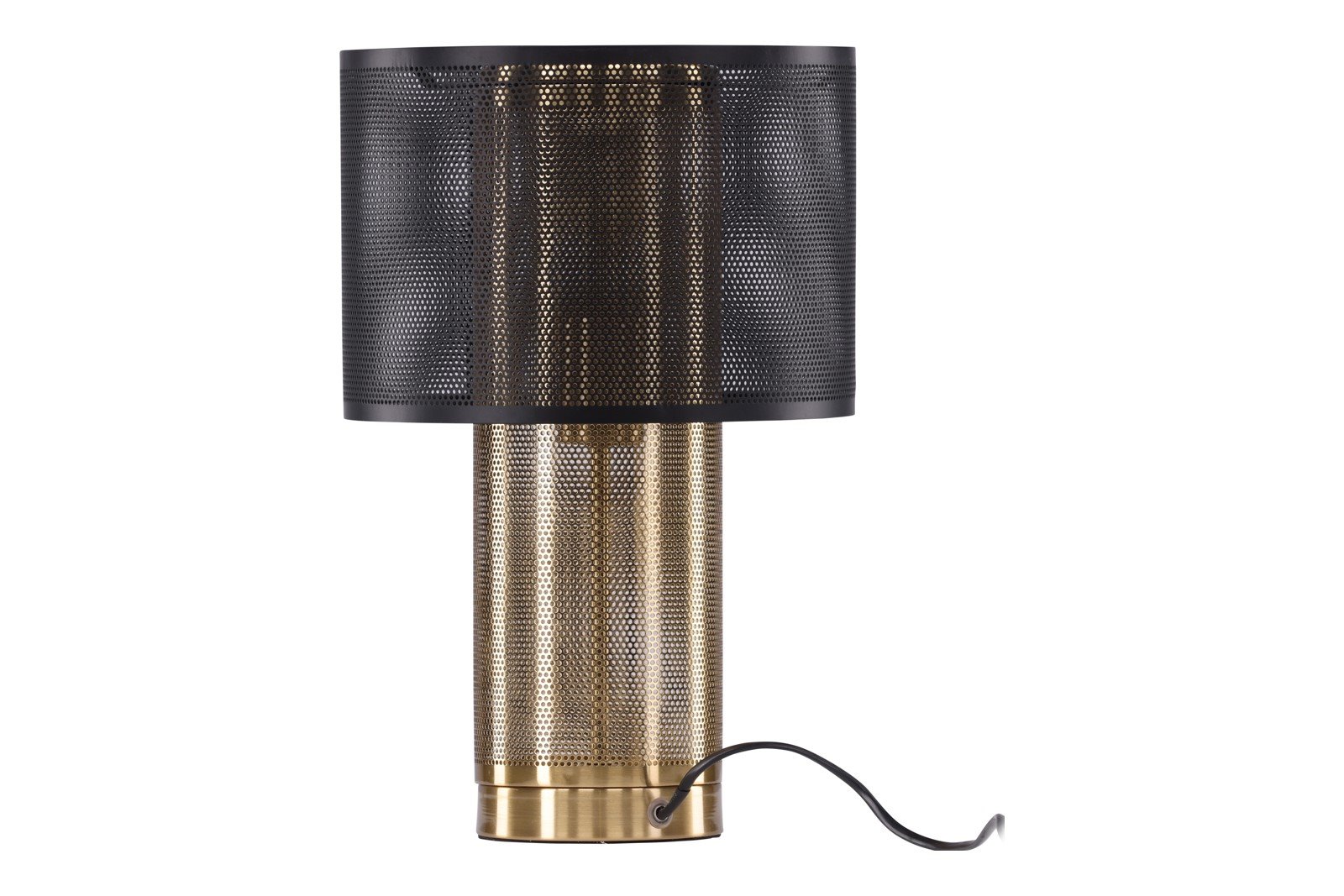 Gap bordlampe Gull/sort metall