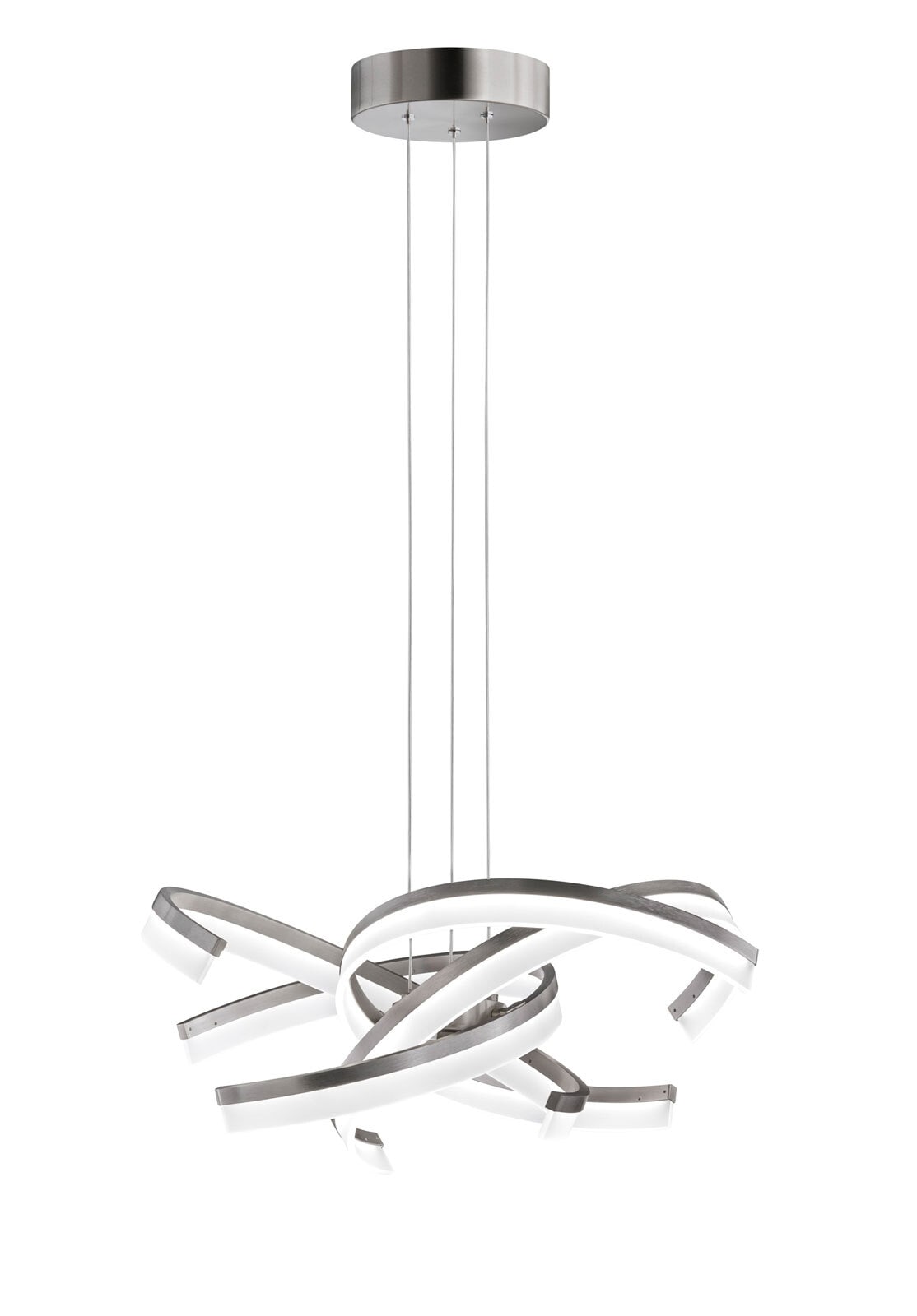 FISCHER & HONSEL LED Pendellampe SUND TW nickelfarbig