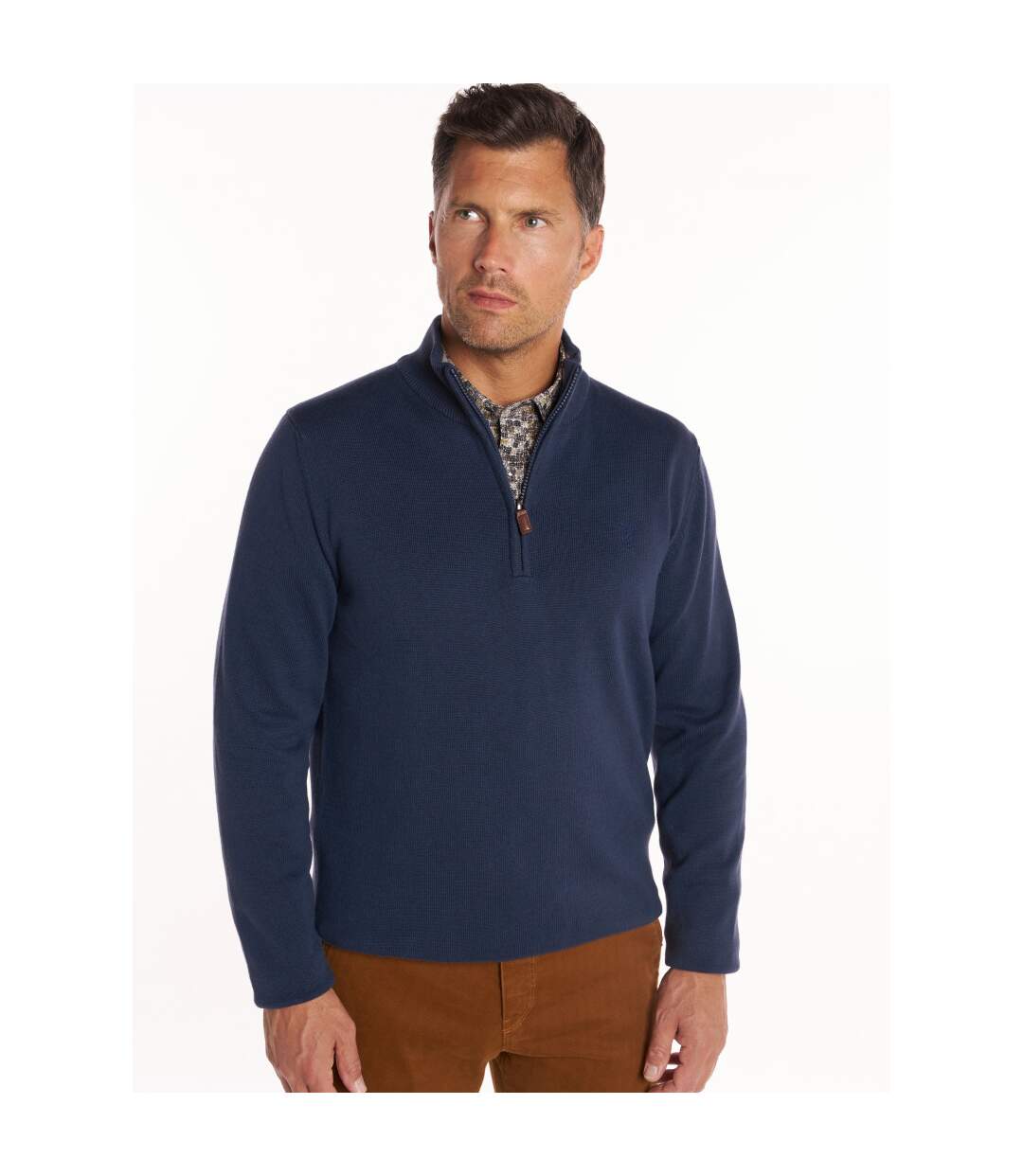 Pull col ch zip uni