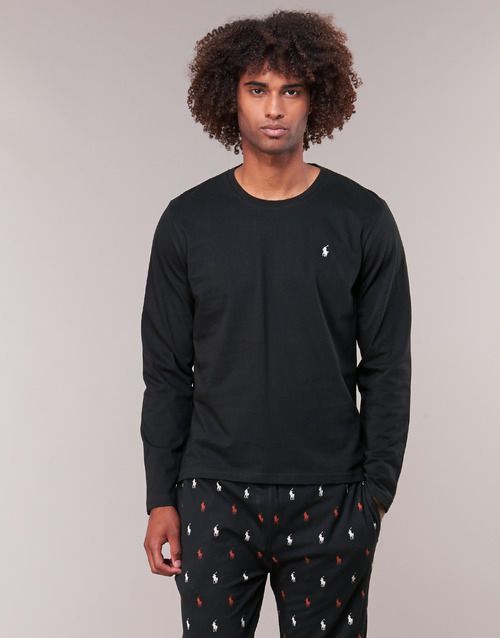 Polo Ralph Lauren - L/S CREW SLEEP TOP Negro