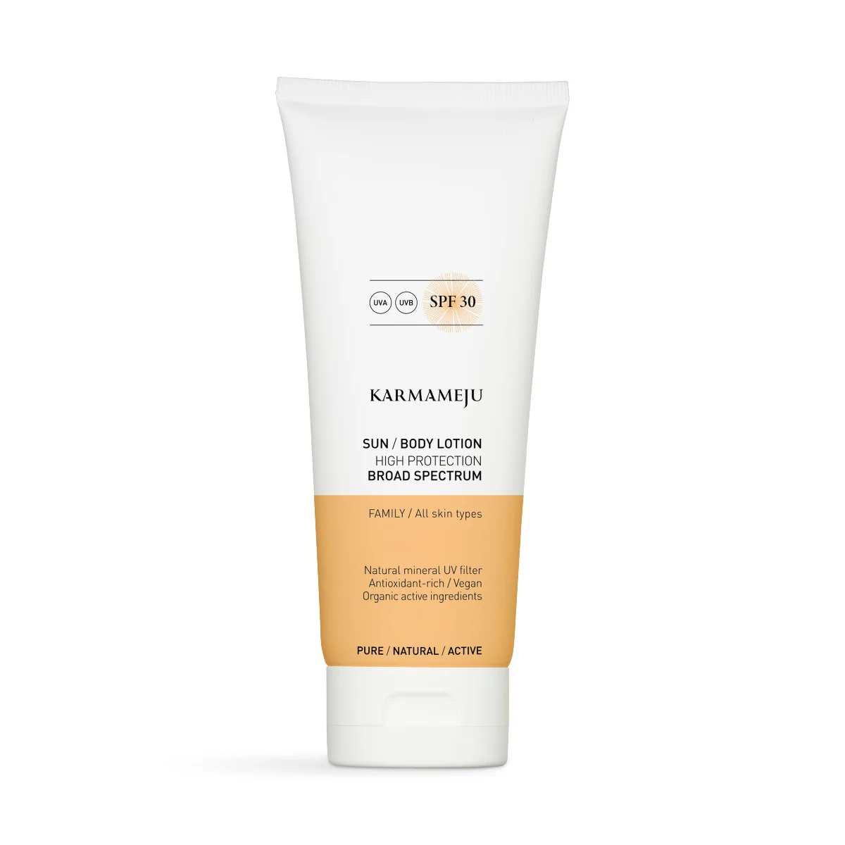 Karmameju  Sun body lotion, SPF 30 - 200 ml.