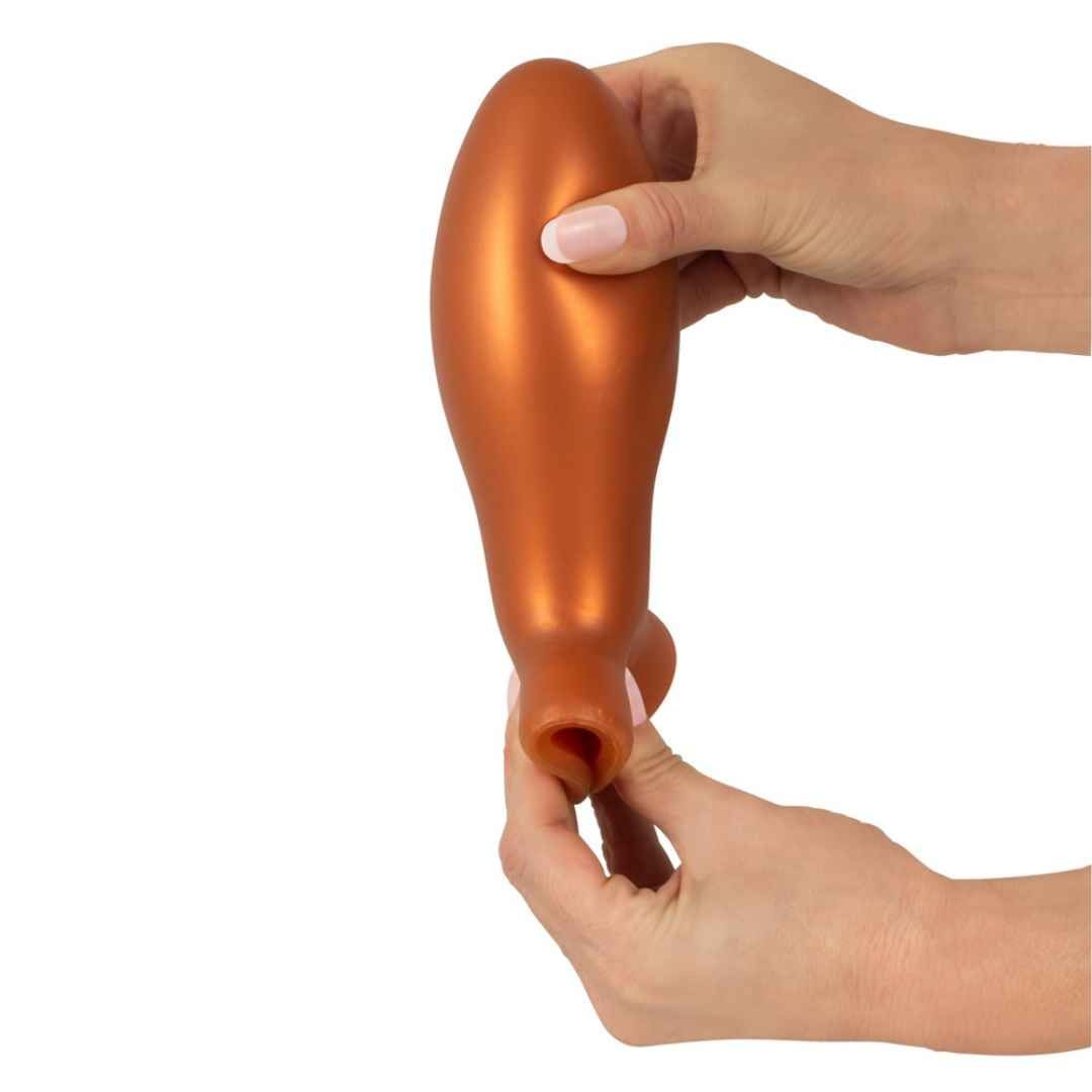 Analplug aus Liquid Silicone mit Saugfuß, ANOS