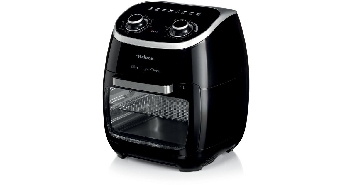 ArieteAiry fryer Oven 4619/00 heteluchtfriteuse  (Zwart, 11 liter)