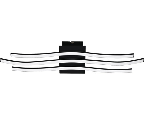 LED plafondlamp 21W 2800 lm 3000K 65x13 cm Roncade 1 zwart/wit