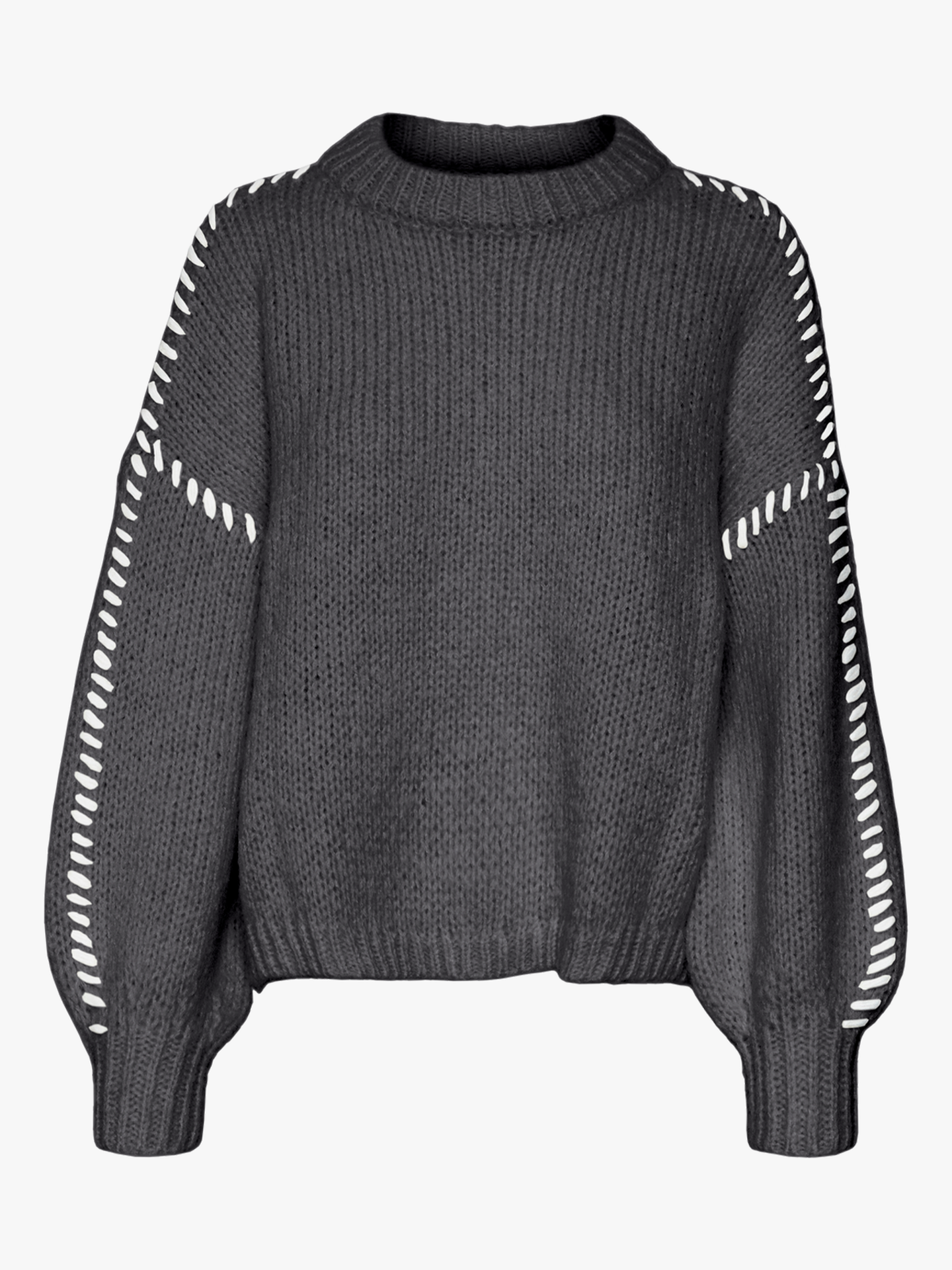 Feng Long Sleeve O-Neck Pullover
