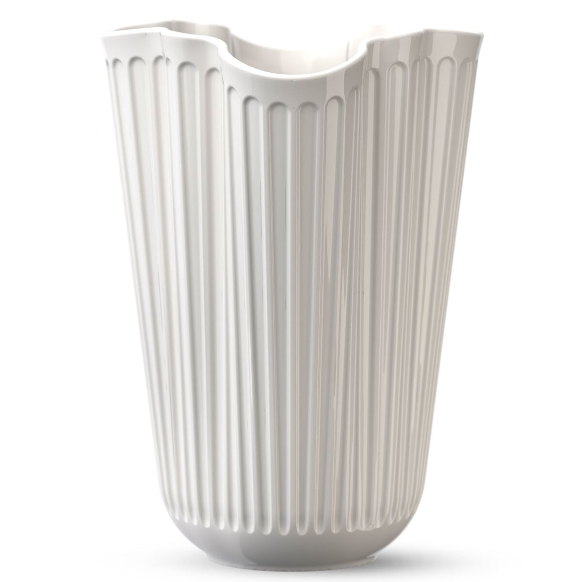 Hammershøi Unfold vase 16,5 cm, hvit