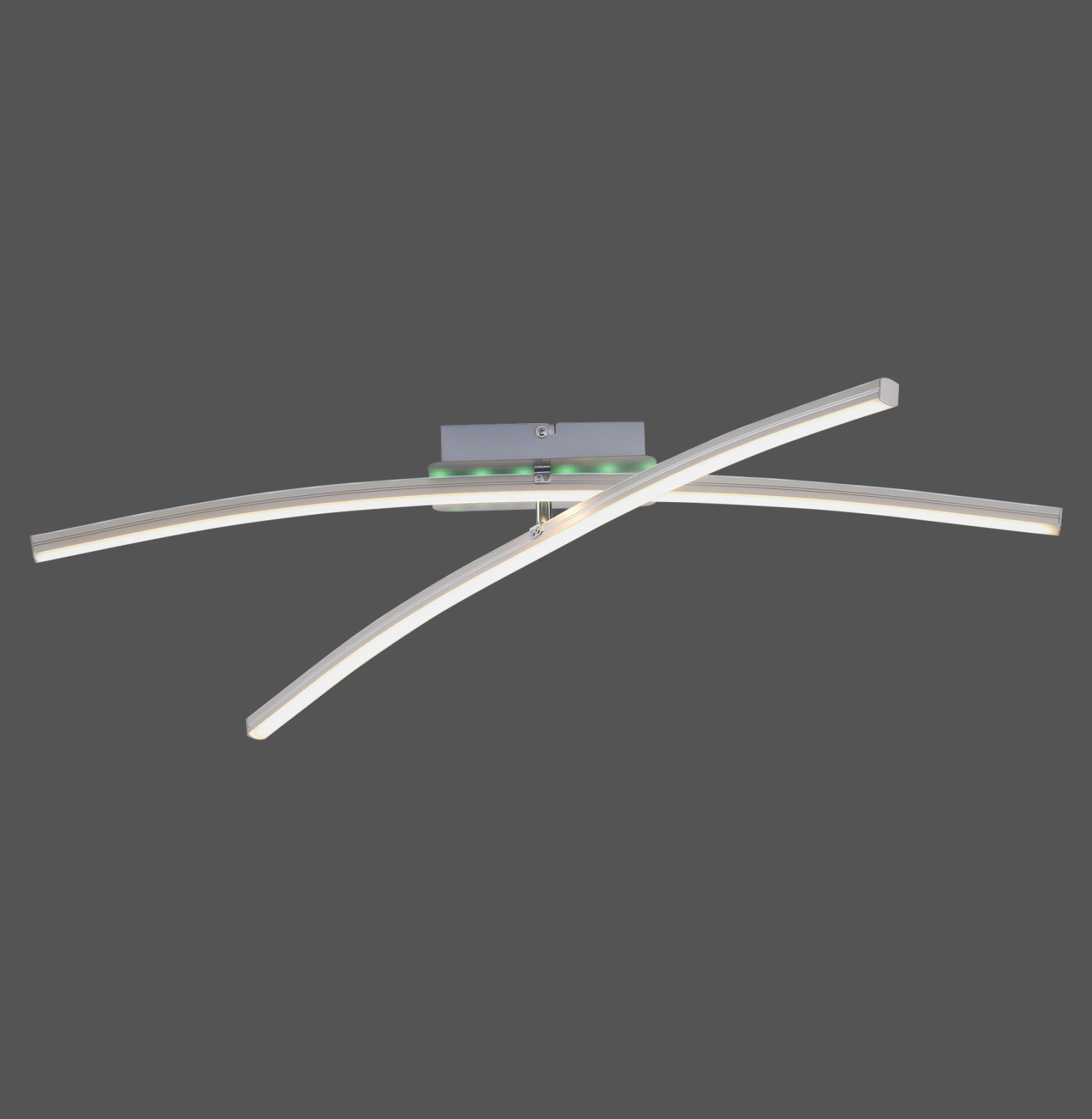LED-Deckenleuchte - Stahl - dimmbar - RGB - 80,5 cm breit