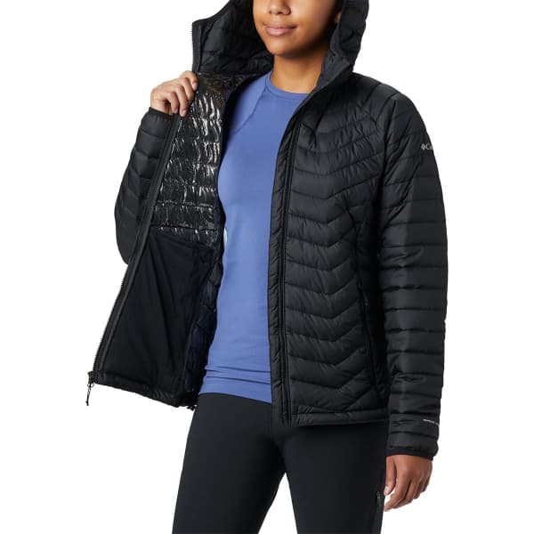 Doudoune randonnée COLUMBIA POWDER LITE HOODED JKT W BLACK
