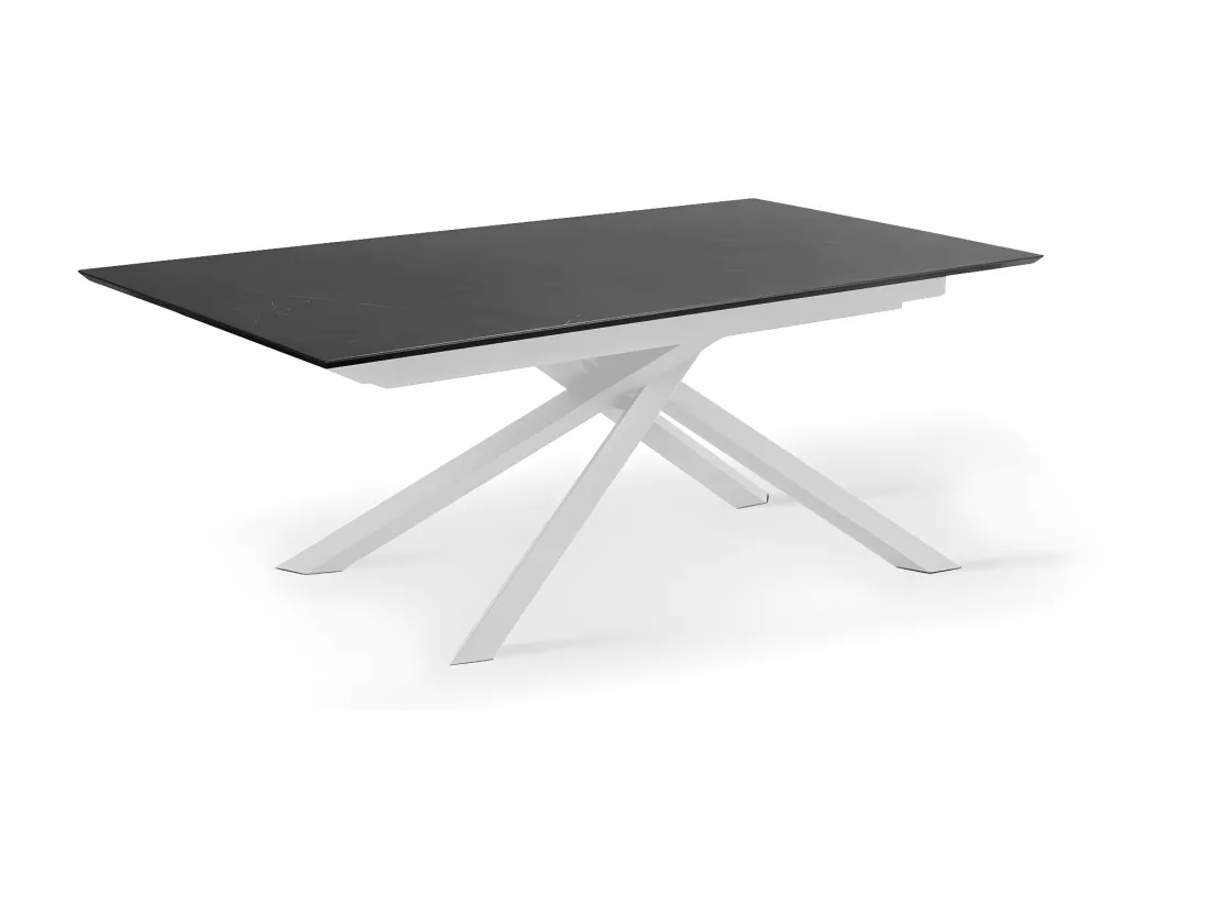 Xavier Table Extensible (170/270 x 90 cm) en HPL Blanc