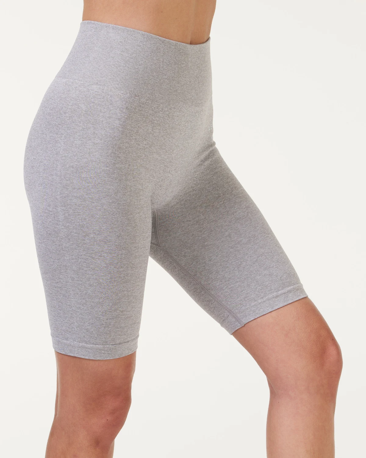 LEVITY Essential Seamless Biker Light Grey Melange