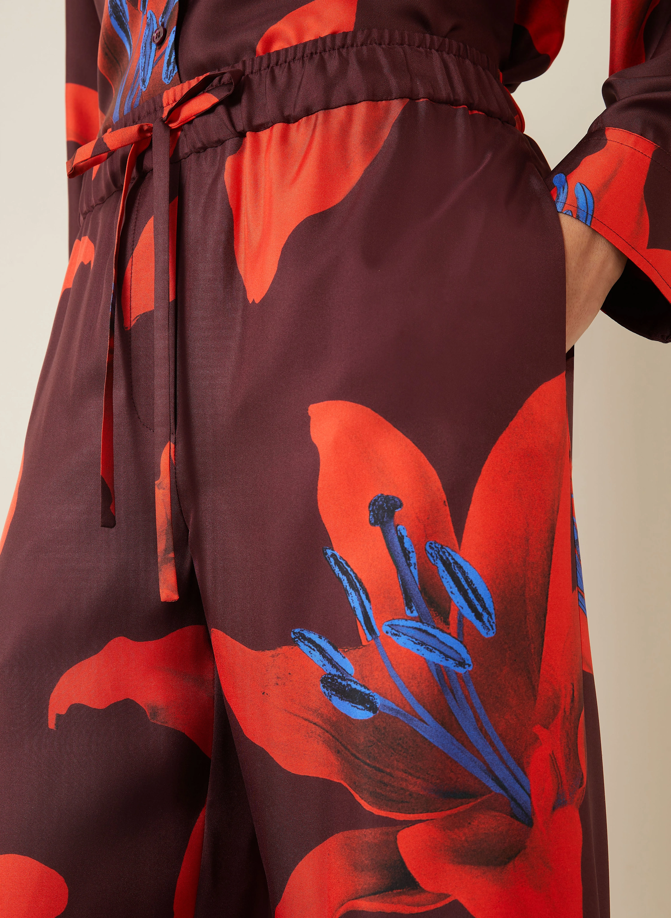 Alexander McQUEEN Marlenehose aus Seide